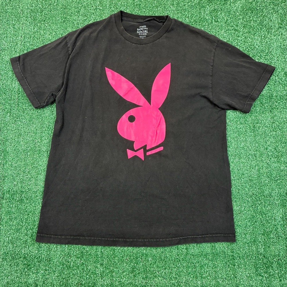 Y2K Anti Social Social Club Playboy T-shirt